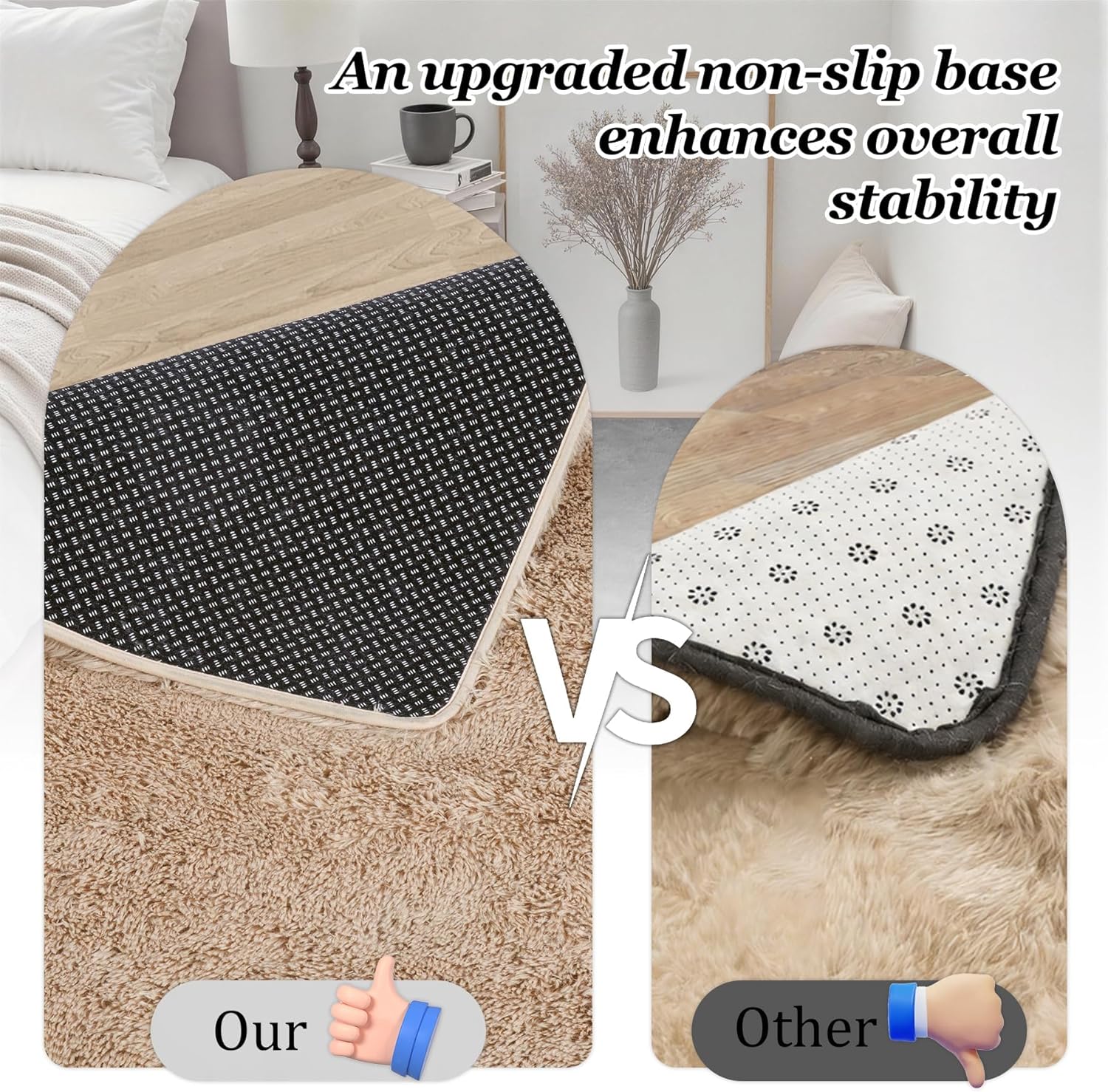 Detalle de 8x10 Ultra Soft Shag Rug for Living Room & Bedroom