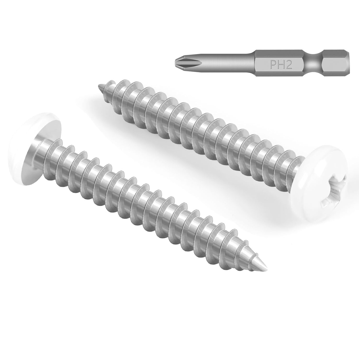 Detalle de Pan Head Sheet Metal Screws, #8 x 3/4