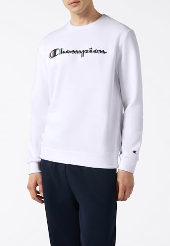 Thumbnail 1 de Champion Legacy Sudadera Hombre S Blanca 💪