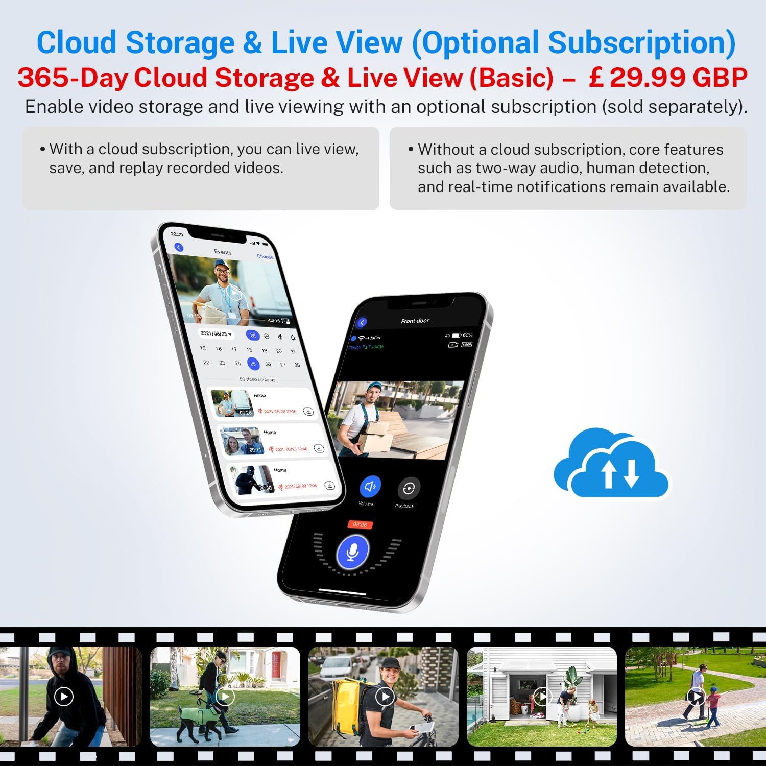 Thumbnail 4 de FineLuck 1080P Video Doorbell Camera with AI detection 🔔