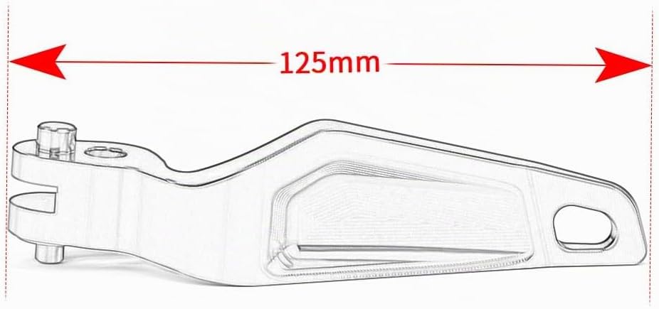 Thumbnail 1 de Modeer Leva Freno di Stazionamento CNC in Alluminio per Yamaha TMAX (TechMax 2020–2023, TMAX 530 DX/SX 2017–2019, TMAX 500 2008–2011)