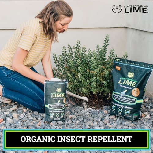Detalle de First Saturday Lime Insect Deterrent 20LB | Natural Outdoor Pest Barrier