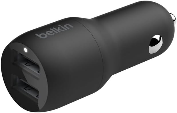 Detalle 1 de Belkin Chargeur de voiture USB-A vers USB-C – 24 W avec câble USB-C de 1 m