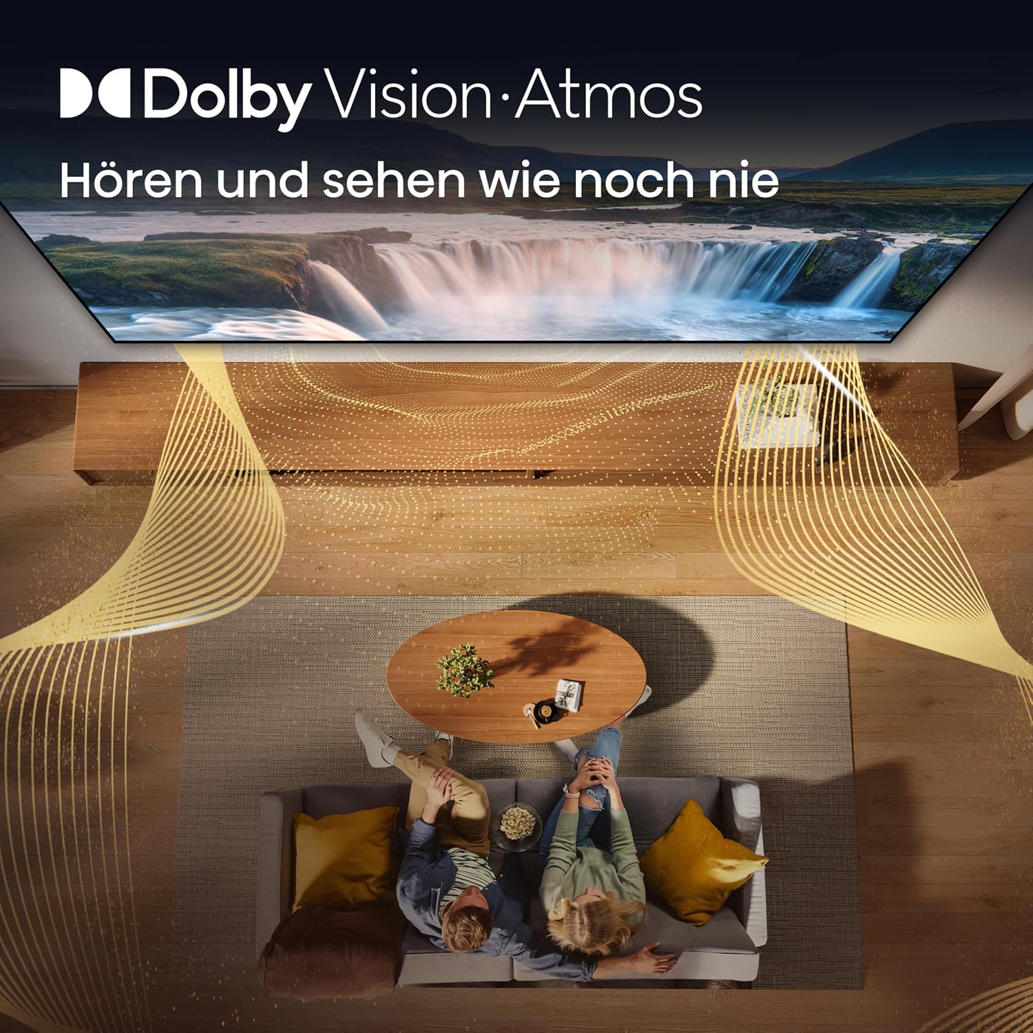 Detalle de Hisense 55E7DS Fernseher – 55 Zoll, 4K UHD QLED, Hi View AI Engine, Game Mode Plus
