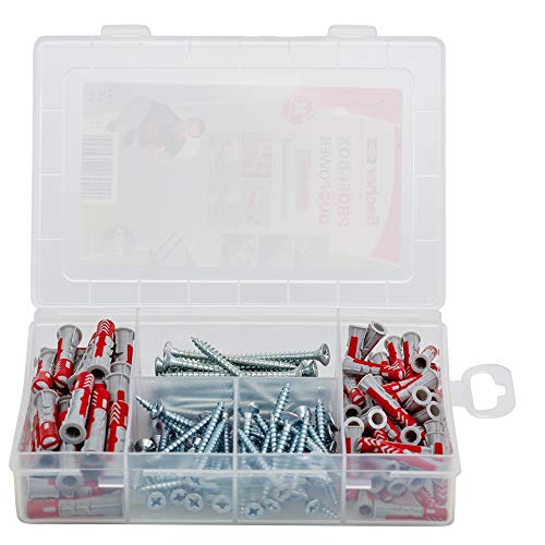Detalle de fischer Profi-Box DUOPOWER 6x30 y 8x40 mm: kit profesional para fijaciones versátiles