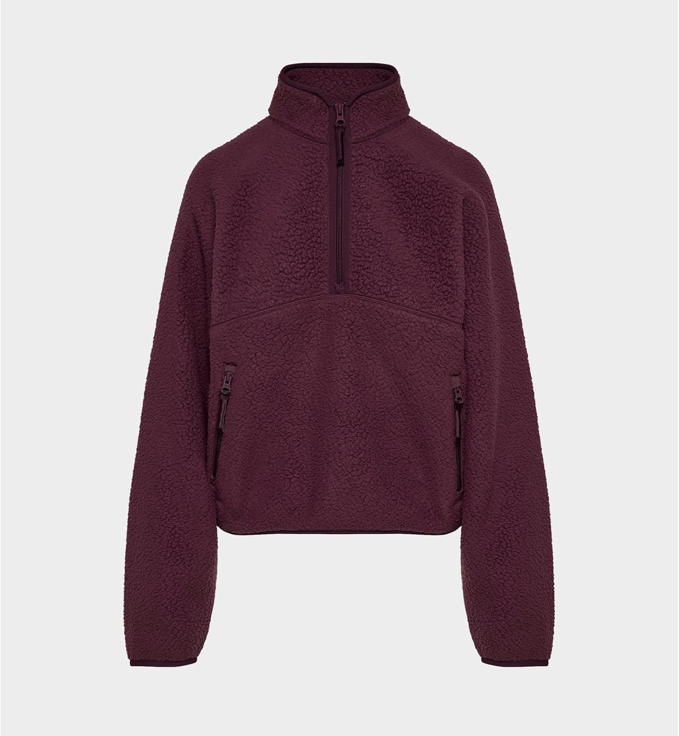 Thumbnail 6 de Keeliya Women’s Quarter-Zip Sherpa Fleece Pullover with Funnel Neck and Zip Pockets