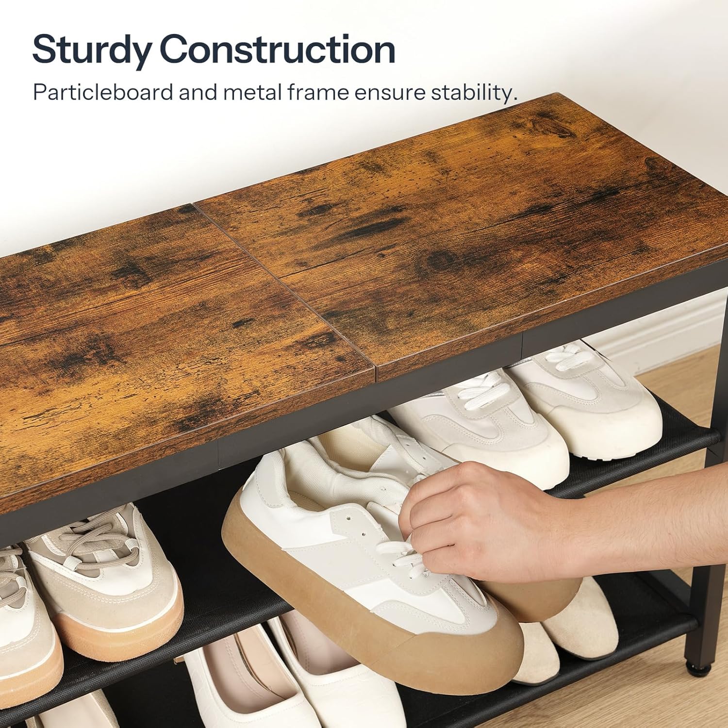 Thumbnail 6 de HOOBRO 3-Tier Shoe Bench
