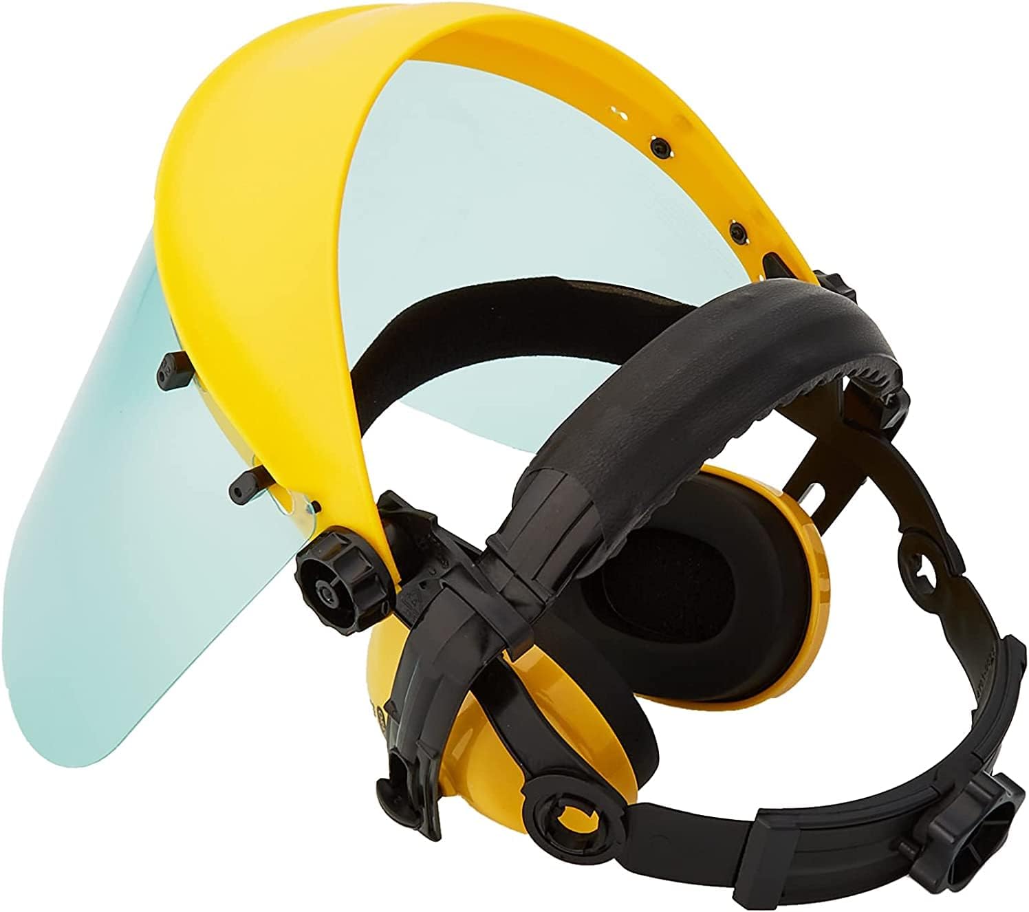 Detalle de Oregon Q515062 Polycarbonat Visier Gesichts- und Gehörschutz-Kombination für Trimmer und Freischneider