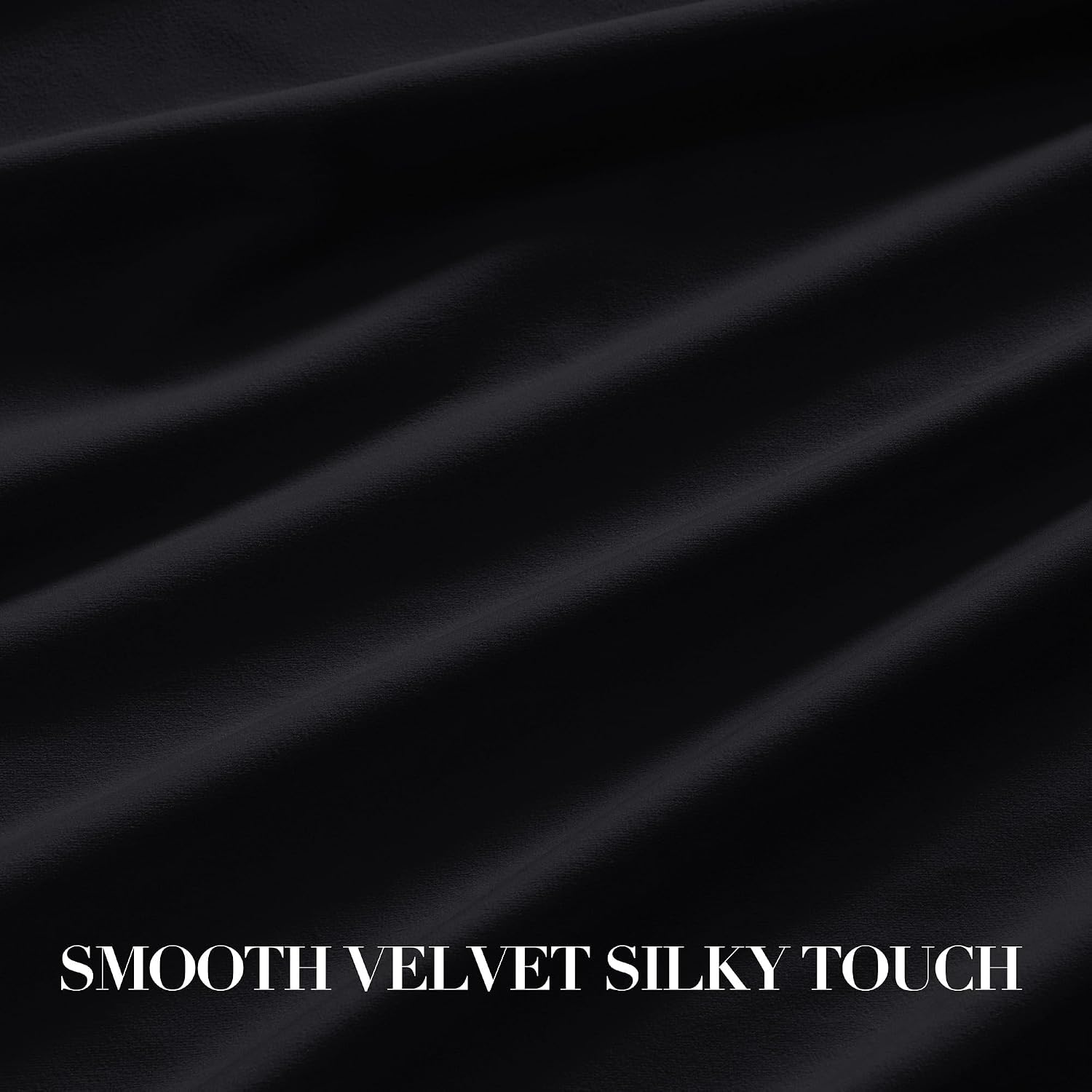 Detalle 1 de NICETOWN Velvet Curtains, 96 Inches
