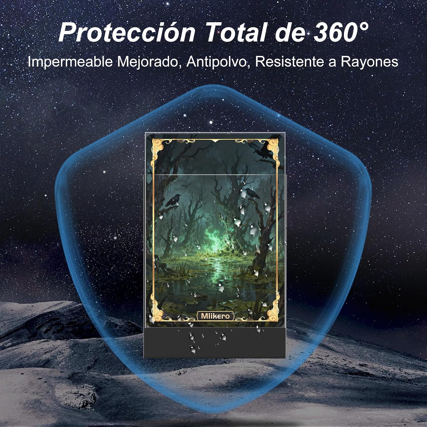Detalle de Mlikero 600 – Paquete de Fundas Cartas Perfect Fit Inner Card Sleeves (66 x 91 mm / 64 x 89 mm)