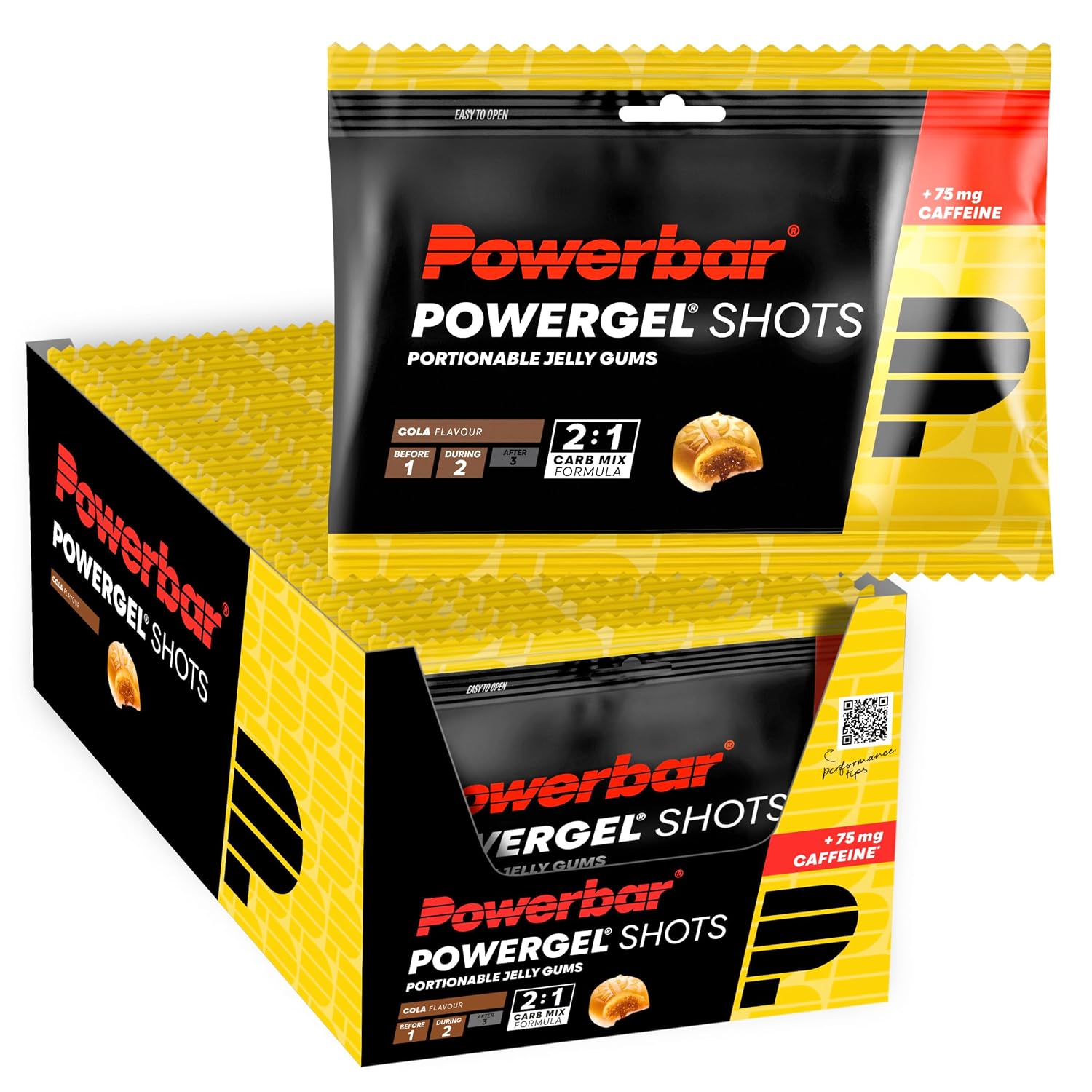 Detalle de PowerBar PowerGel Shots Cola 24x60 g