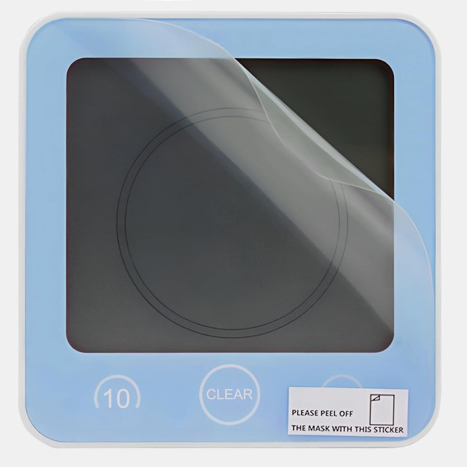 Thumbnail 6 de Horloge de salle de bain / douche tactile étanche avec alarme numérique LCD, thermomètre-hygromètre et minuterie (bleu)