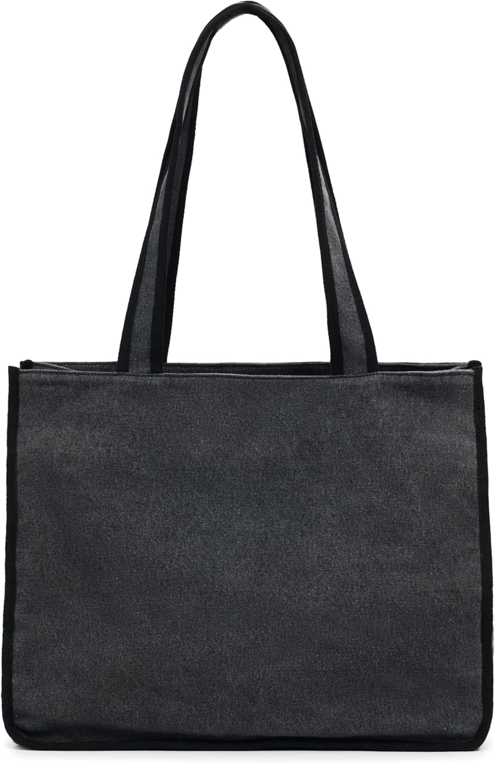 Detalle 2 de Desigual Einkaufstasche Schultertasche „Mickey Studs Khiva“ Denim Dark Grey dunkelgrau