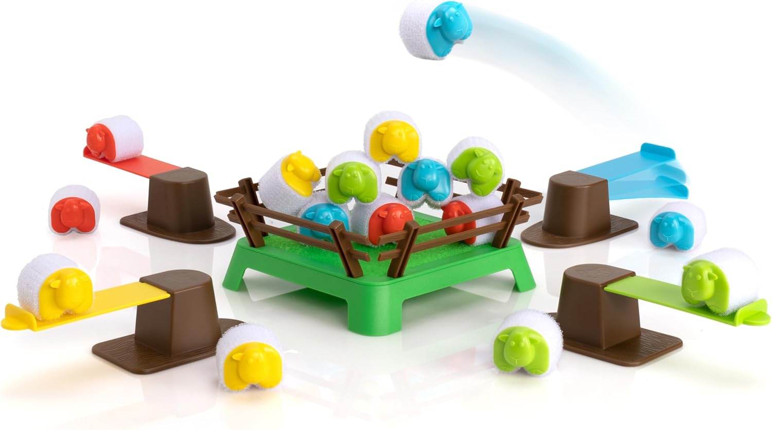 Detalle 2 de Fat Brain Toys FA347-1 積んで運んで GO!GO!フォークリフト|2人用アクションゲーム・6歳以上