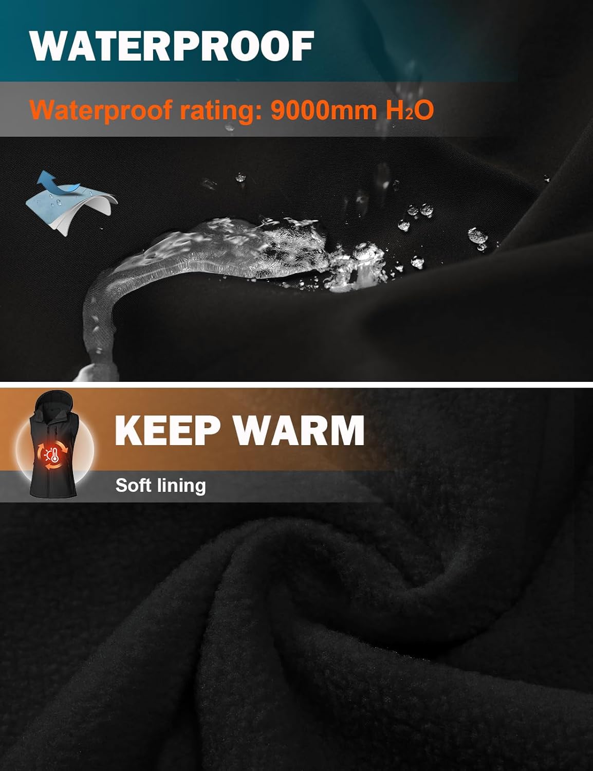 Thumbnail 2 de RITOSTA Damen-Weste: Wasserdichte Softshell, leicht und vielseitig