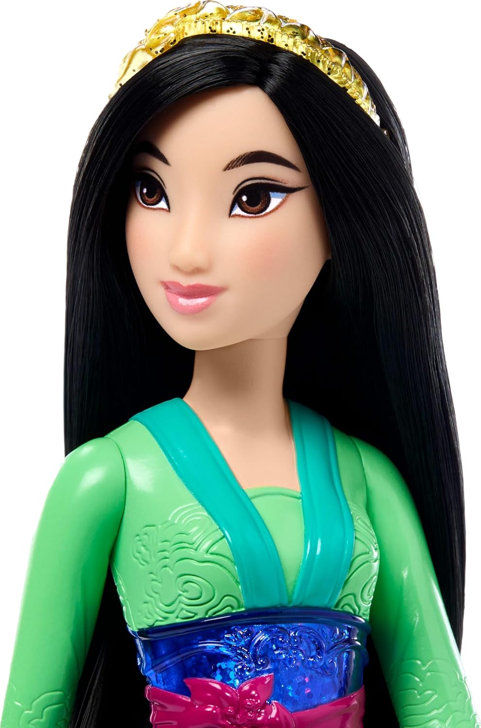 Detalle 2 de Mattel Mulán Muñeca princesa pelo largo 3+ años