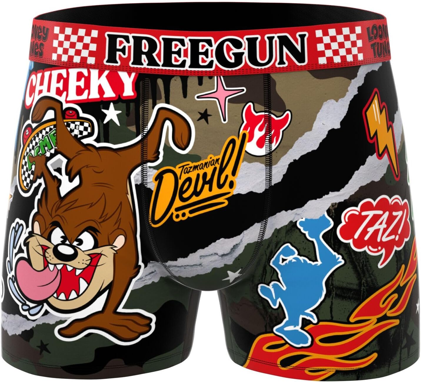 Thumbnail 6 de FREEGUN Boxer Homme Looney Tunes – Lot de 4 (Bugs Bunny, Daffy Duck et Coyote)