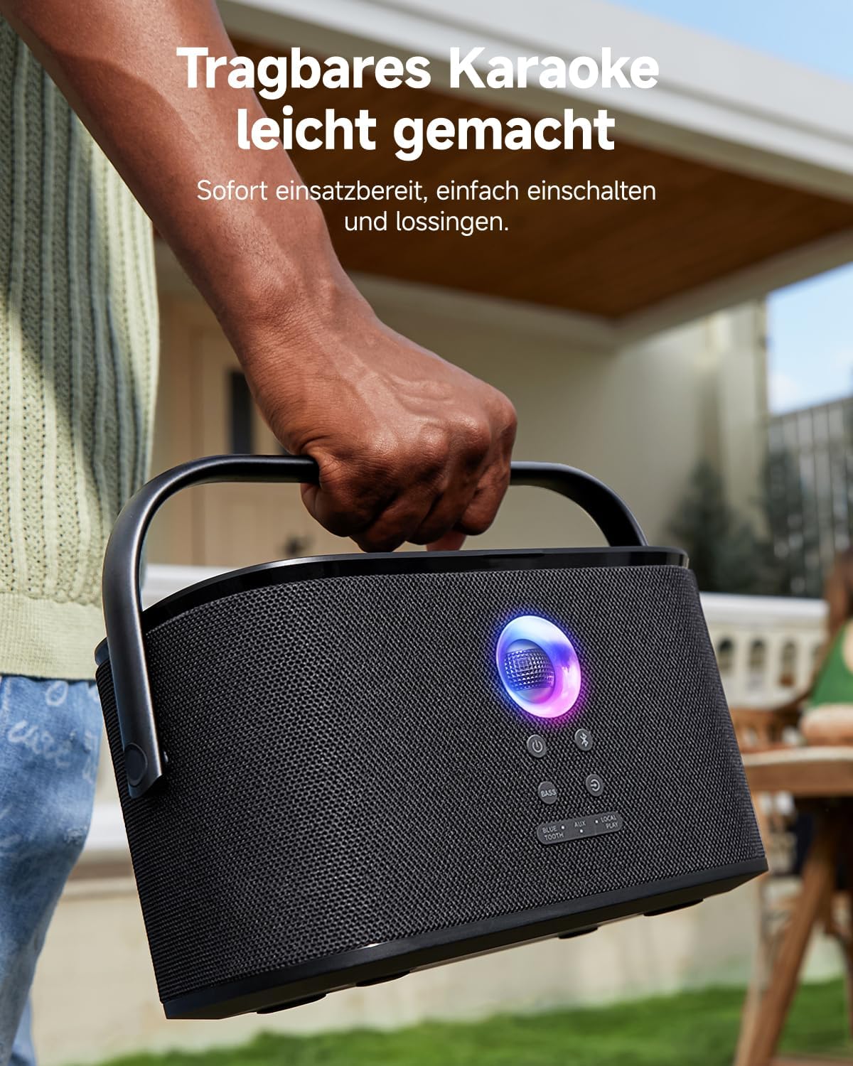 Thumbnail 1 de Ikarao Shell S2 Karaoke-Maschine: Komplettsystem mit Textanzeige, 140 W, Bluetooth, HDMI inkl. KaraFun