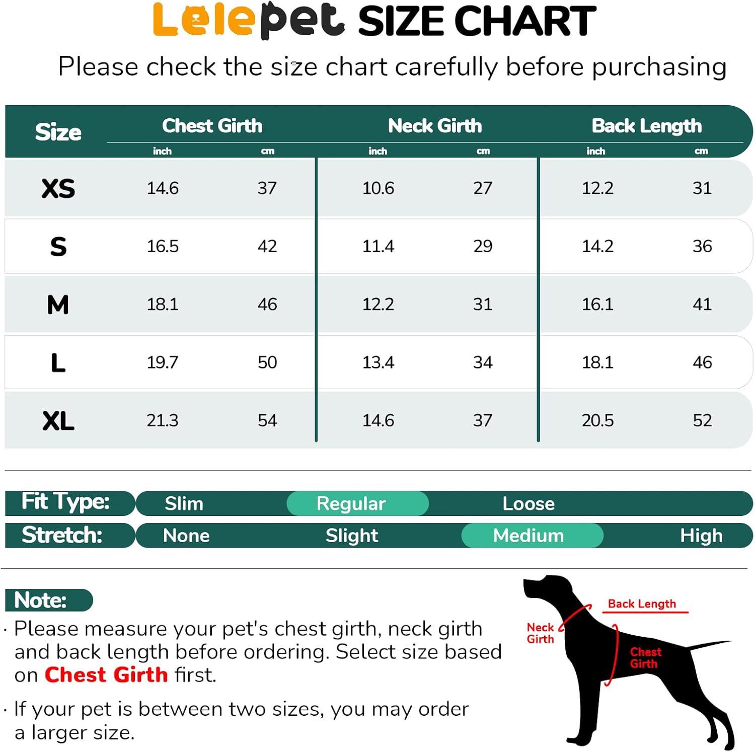 Detalle de Lelepet Dog Jumper for Dachshund – Knitted Warm Turtleneck Sweater in Green S