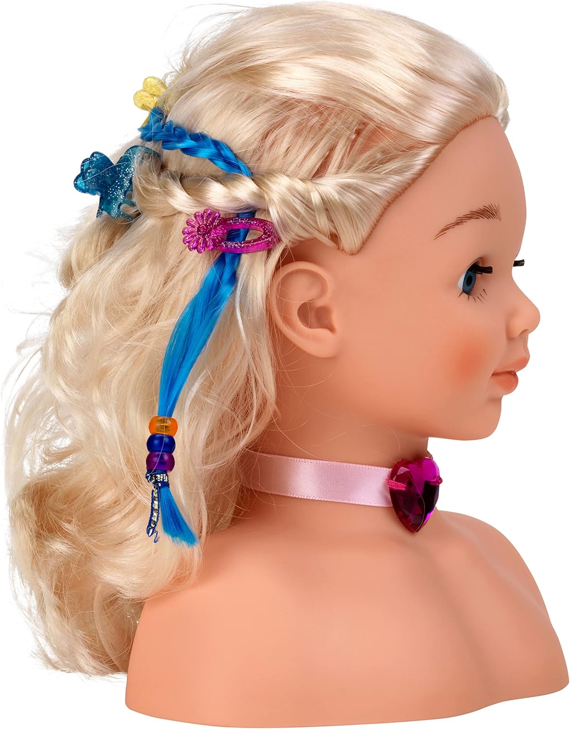 Detalle de Theo Klein 5236 Busto per trucco e acconciatura «Little Sophia»: set completa per giochi creativi da 3+