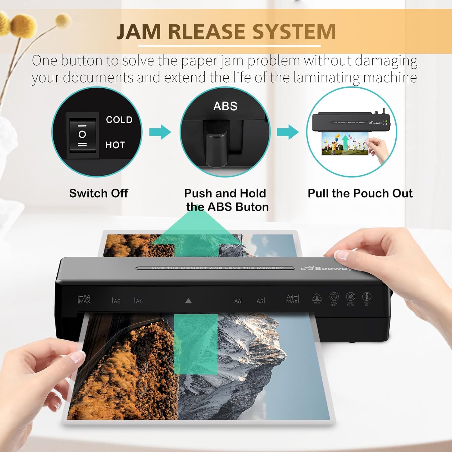 Thumbnail 4 de BEEWAY A4 Laminator 320mm/min