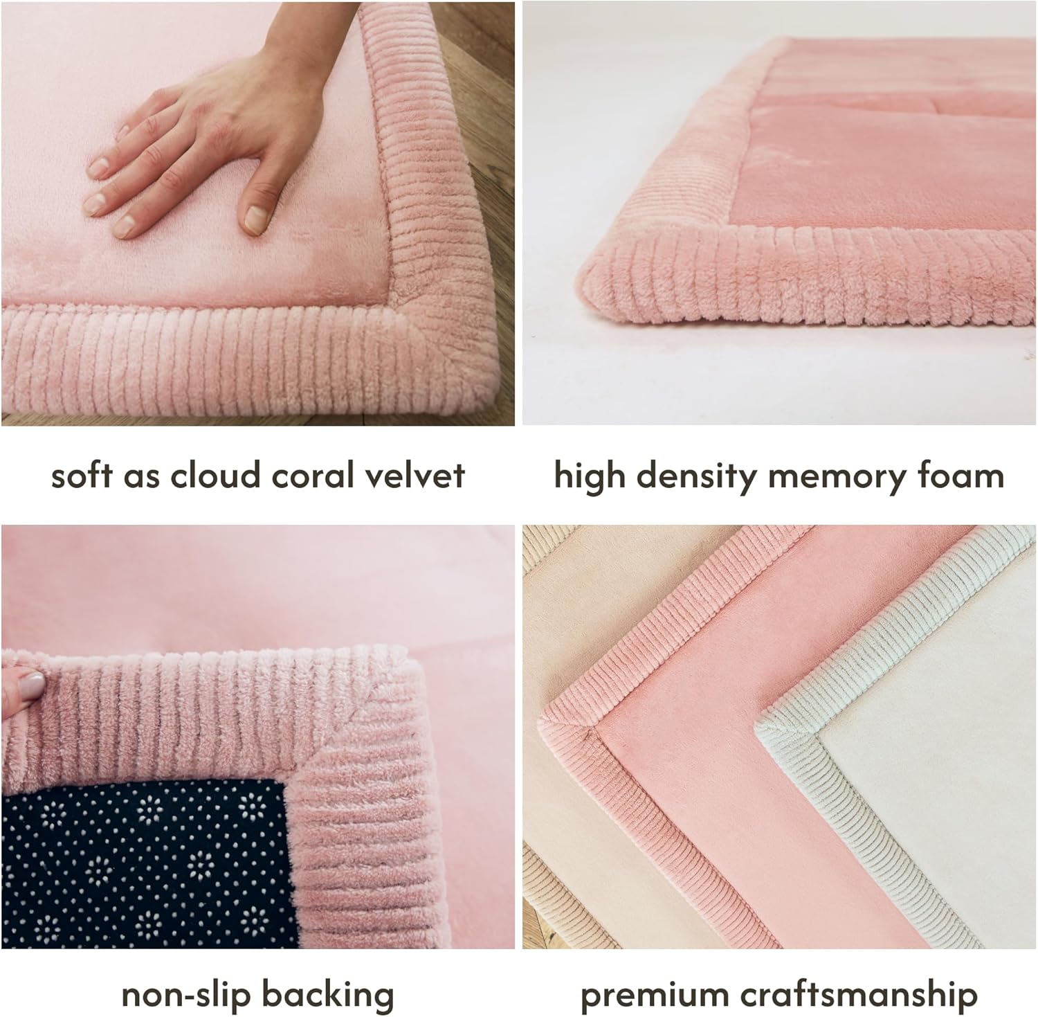 Thumbnail 3 de Coral Velvet baby play mat 200x150x2.5cm