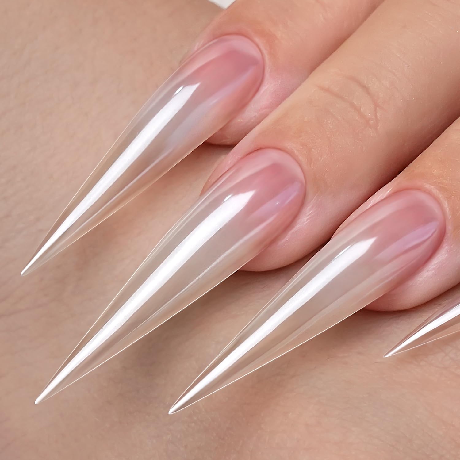 Detalle de YOKE FELLOW GleamTap GT211 Magic White Chrome Nail Powder