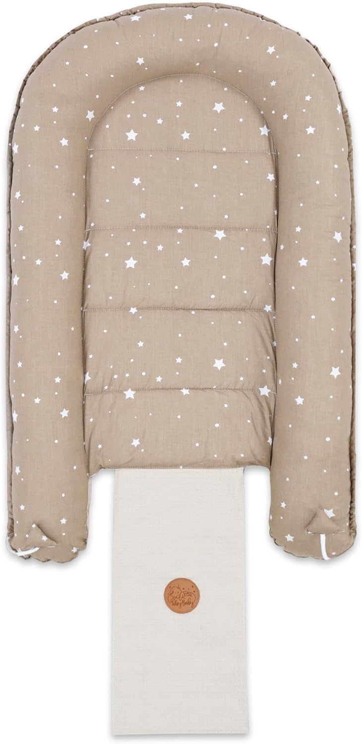 Thumbnail 1 de Nido Bebé Ninho Beige con Estrellas 🌟 para Cuna y Viaje