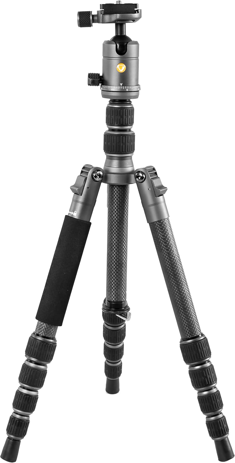 Detalle de Vanguard VEO 3GO 235CB – karbonowy statyw podróżny z głowicą kulową