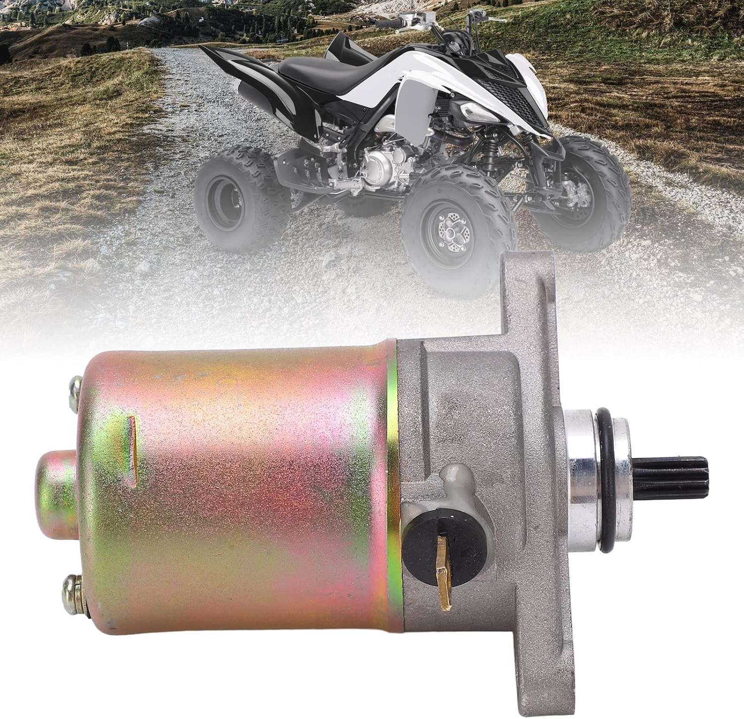 Thumbnail 4 de Yctze elektrisk startmotor för GY6-50/60/80, 12 V DC och 10 tänder