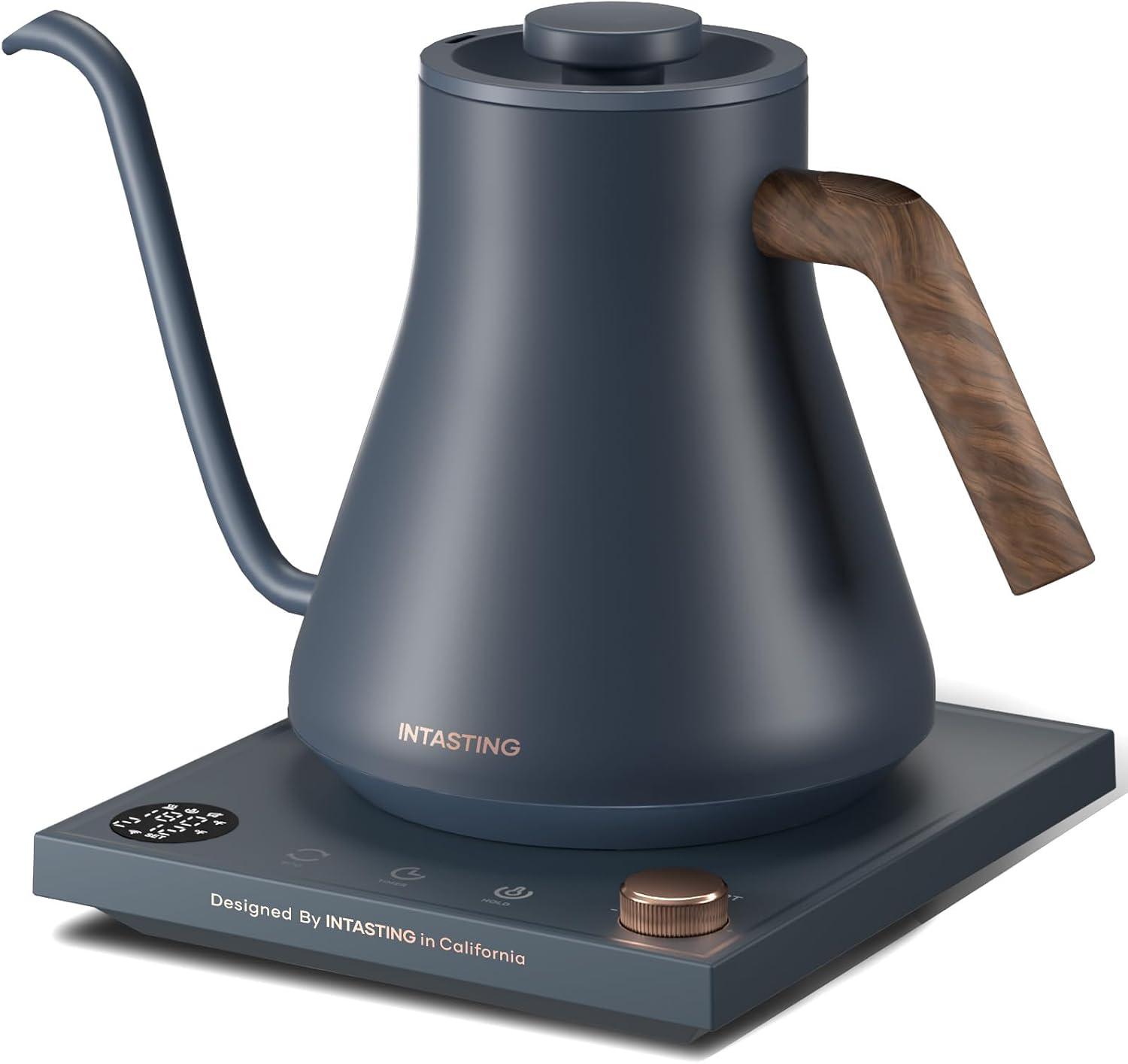 Detalle de intasting CEK-204 Gooseneck Electric Kettle, 0.9 L, ±1°F Temperature Control