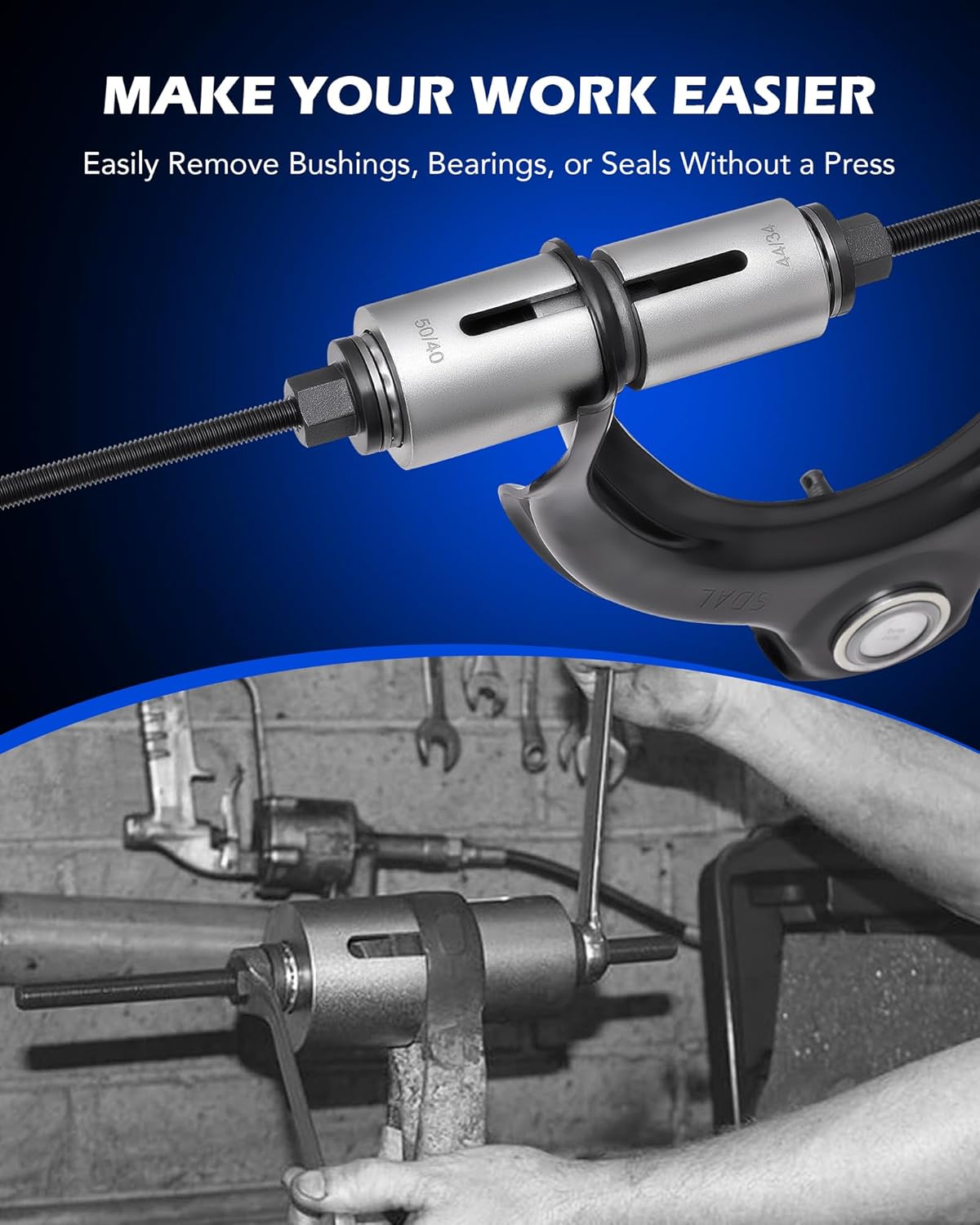 Detalle de Orion Motor Tech bushing press kit 27 pc