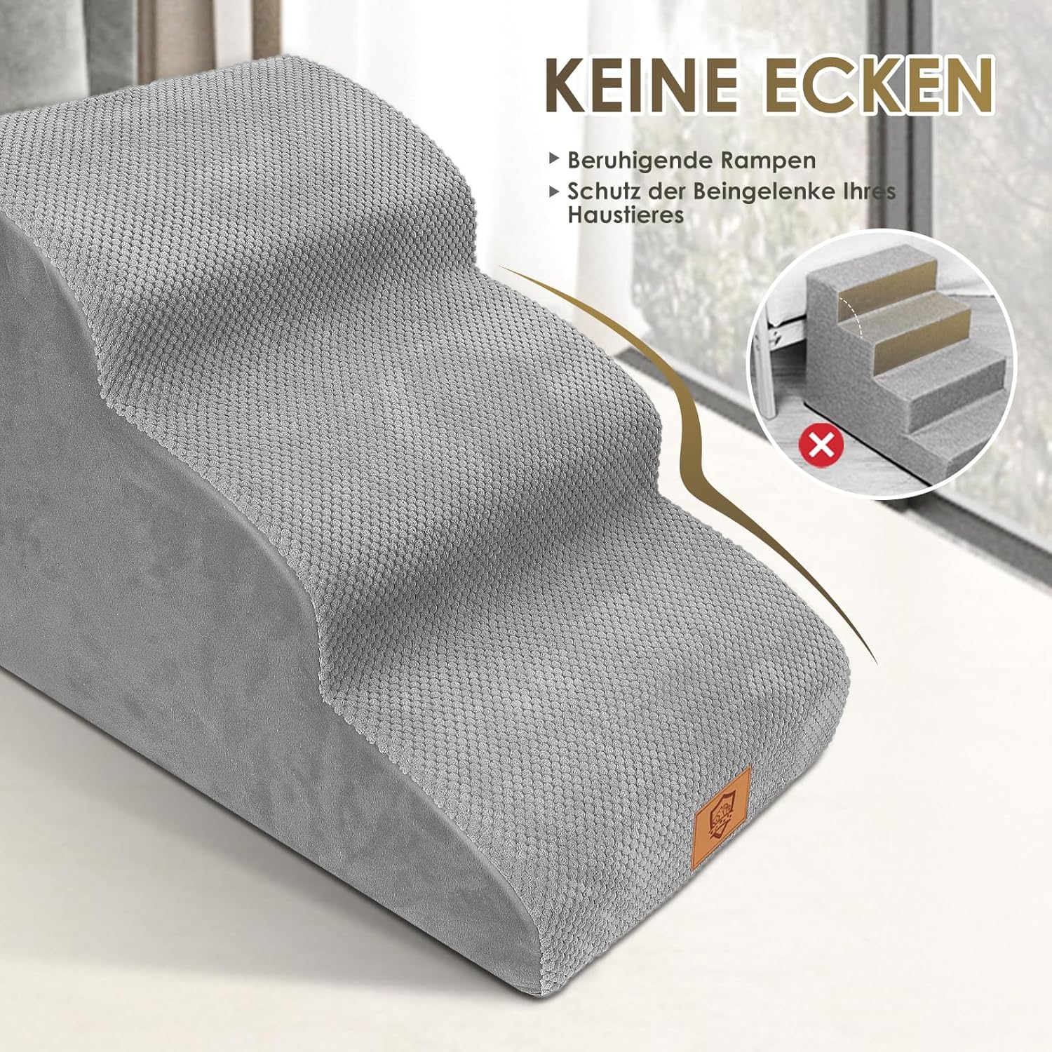 Thumbnail 4 de Thihome Hundetreppe 3 Stufen mit 25 kg