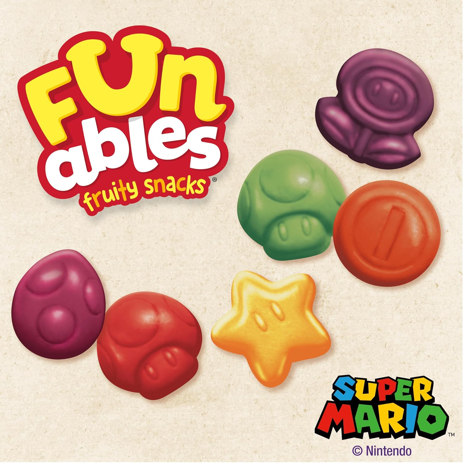 Detalle 1 de Funables Super Mario Fruit Snacks, 10 Pouches with 7.1% Fruit Puree