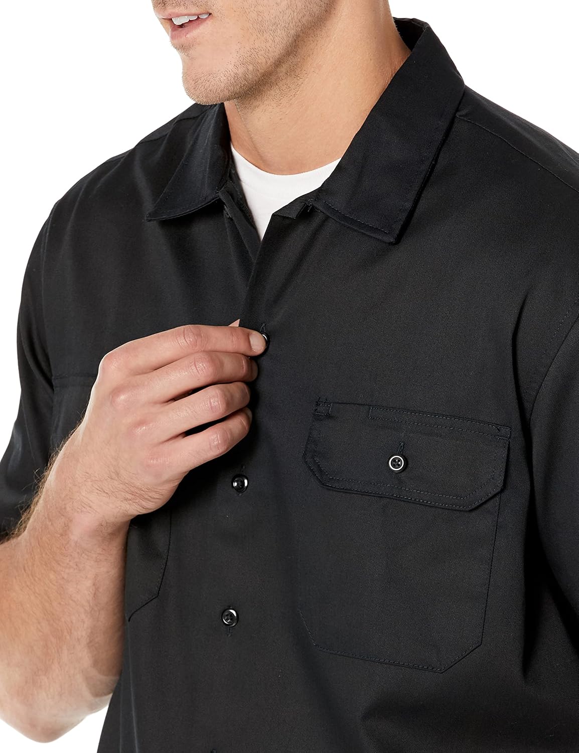 Thumbnail 2 de Amazon Essentials camicia da lavoro uomo a maniche corte, antimacchia e antipiega