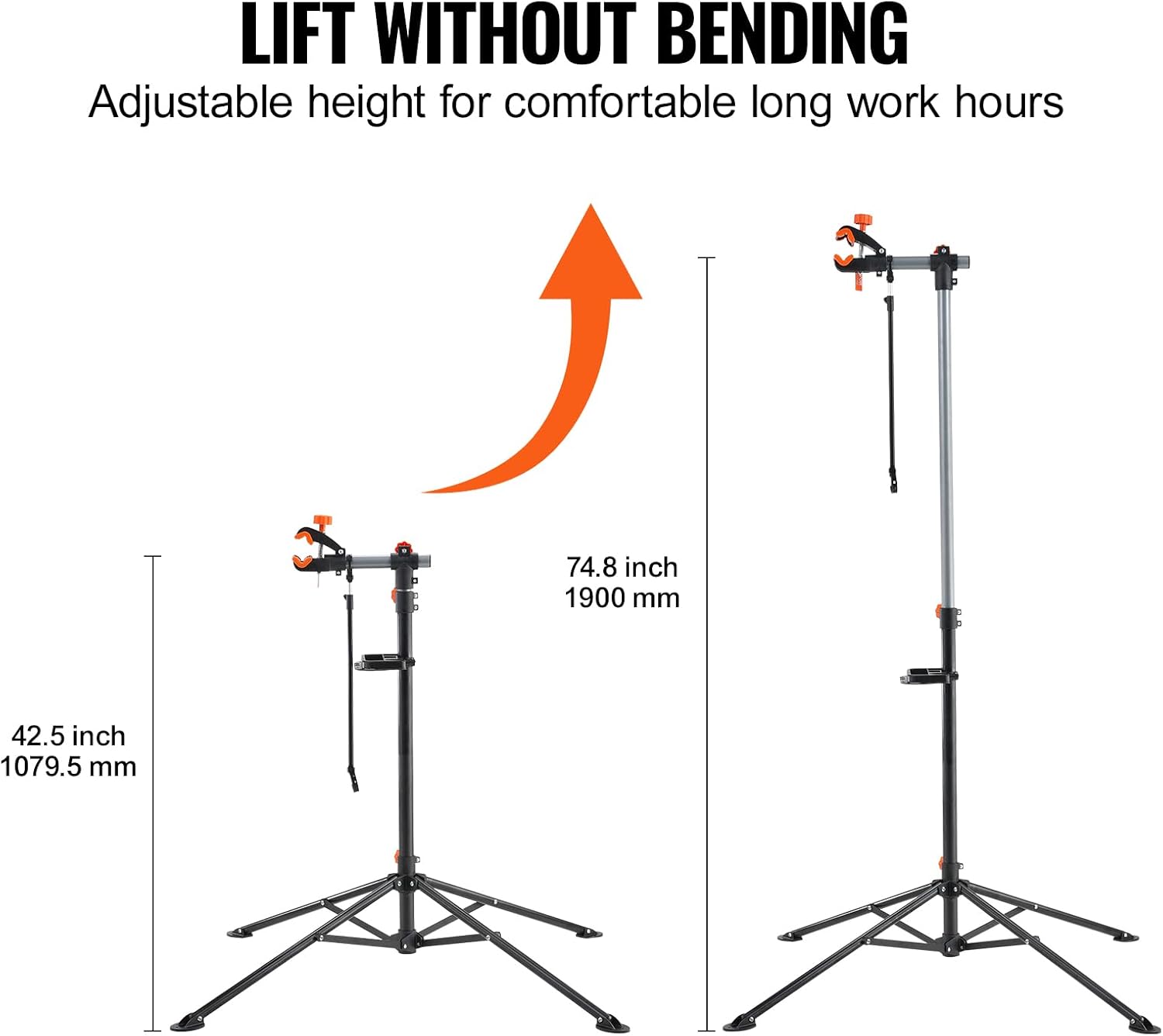 Detalle de VEVOR Fahrradreparaturständer 36,3 kg