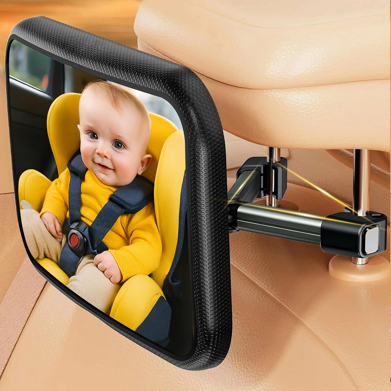 Detalle de Spiegel Auto Baby Rückbank 360° Drehbar