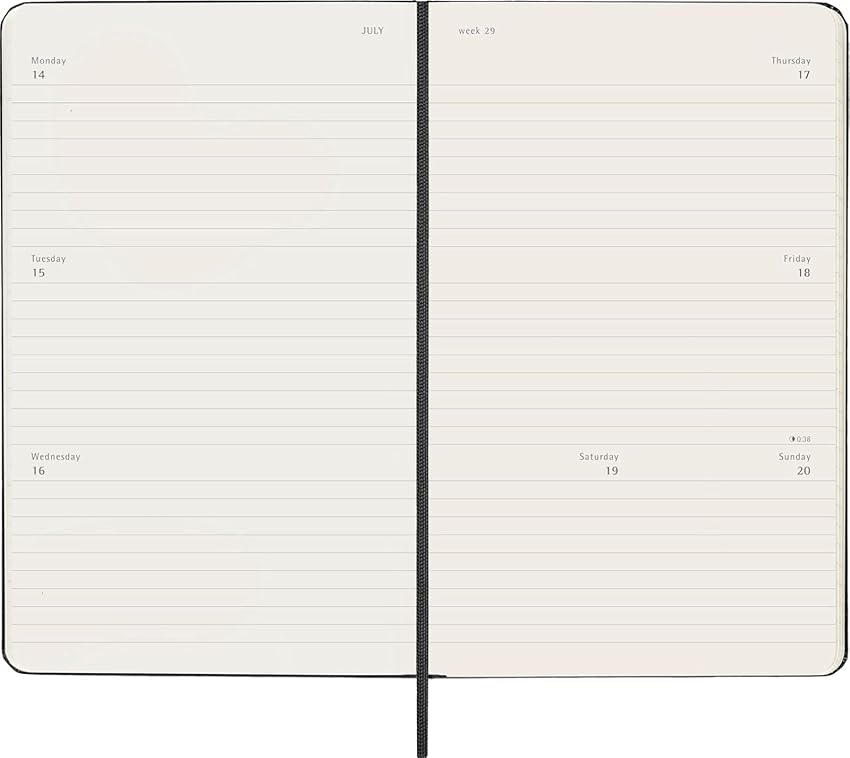 Thumbnail 4 de Moleskine Weekly Planner 2025-2026 — Agenda semanal 18 meses 19 x 25 cm