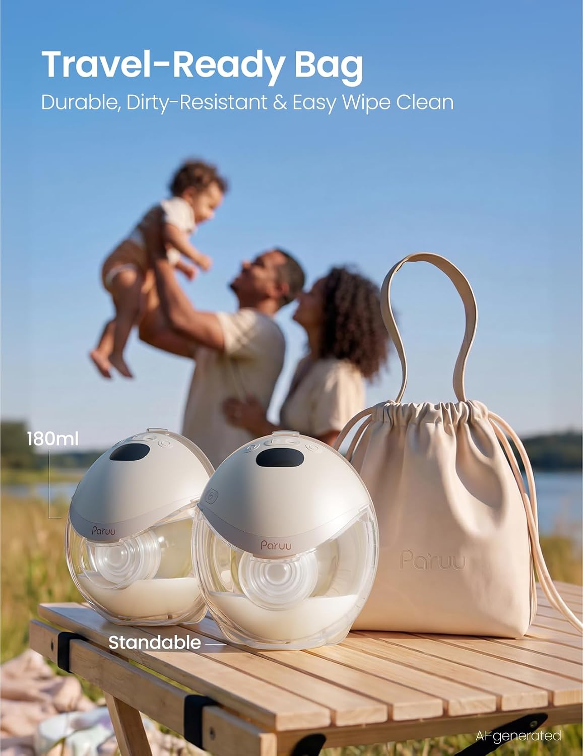 Thumbnail 3 de Paruu P21 Wearable Electric Breast Pump, 2-Pack, Nude, 4 Modes