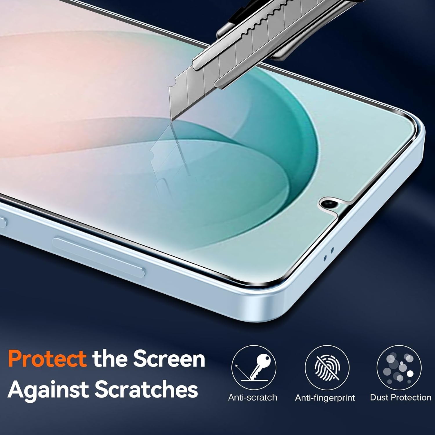 Thumbnail 1 de ivoler Clair Coque pour Samsung Galaxy S26 5G – Transparent, Compatible avec verre trempé (2 pièces) et protection militaire