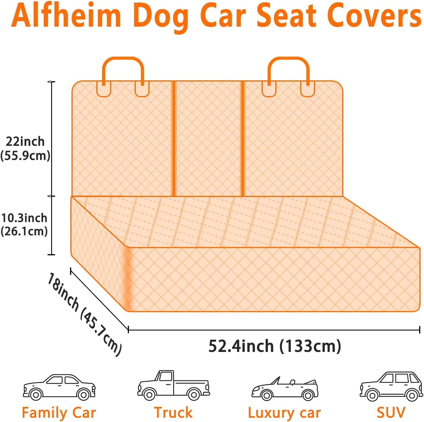 Thumbnail 2 de Alfheim Dog Car Seat Cover — waterproof, universal