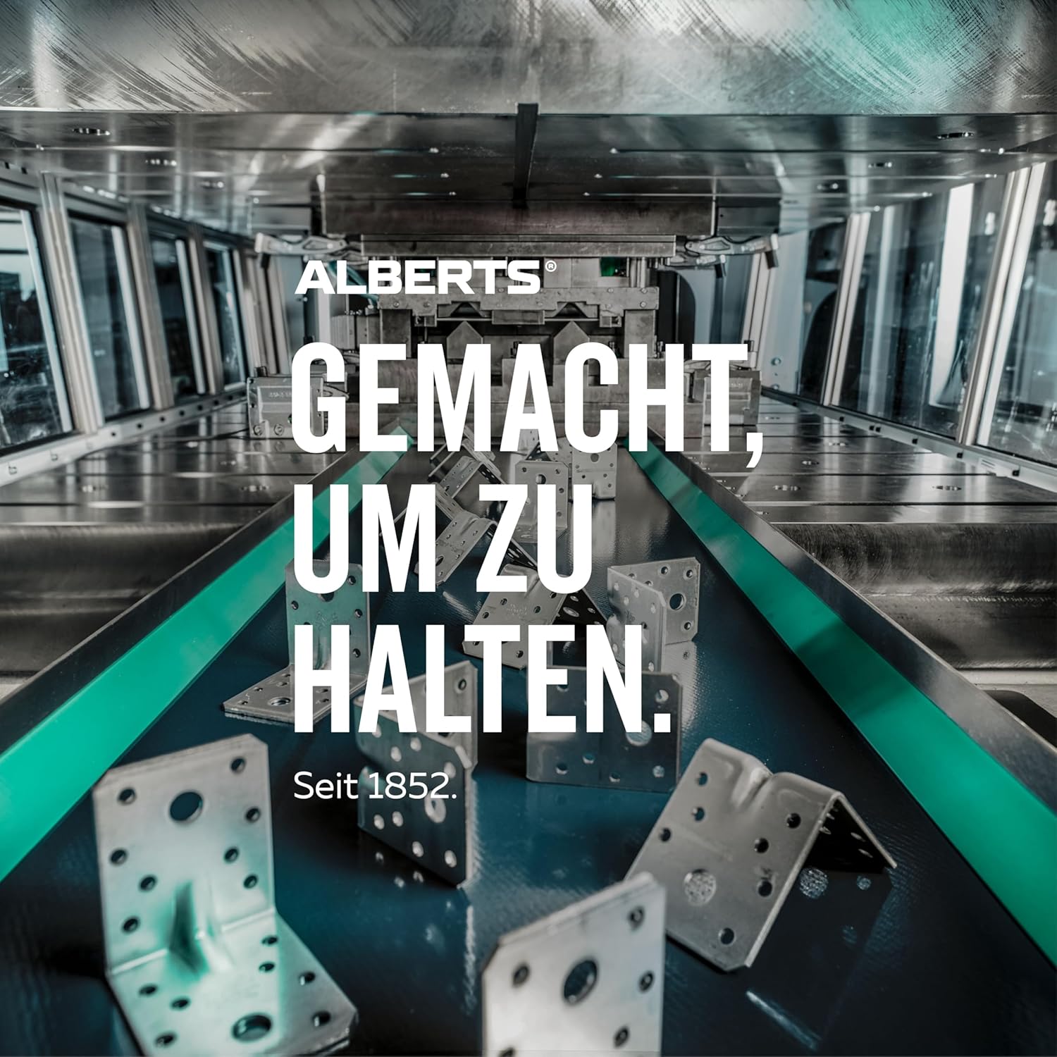Thumbnail 4 de Alberts 824570 Winkelverbinder, schwarz – 40 x 40 x 40 mm, verzinkter Stahl