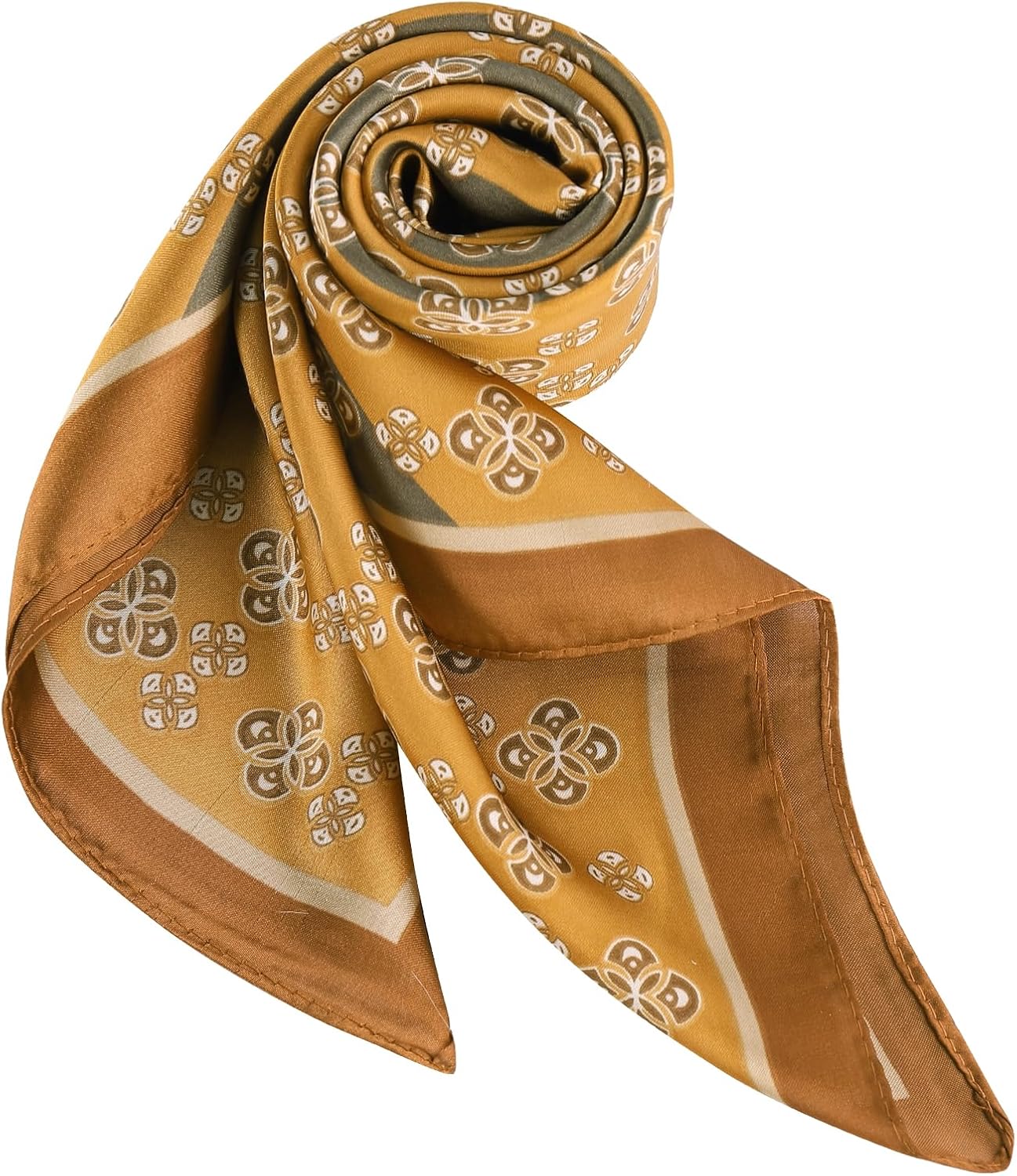 Foulard/Damkily carré homme façon bandana en polyester à motif paisley (21 x 21 ou 53 x 53 cm)