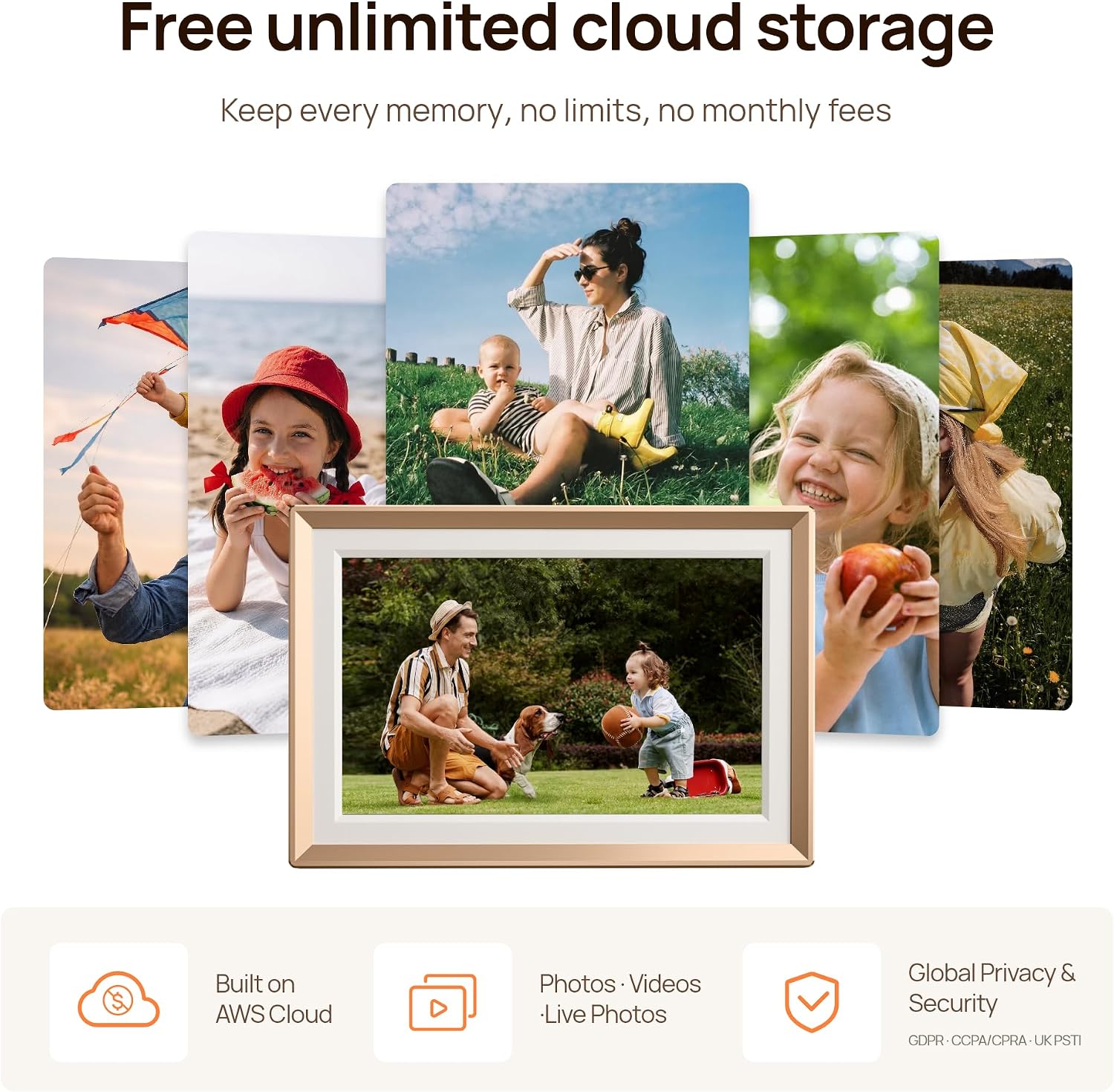 Detalle de ARZOPA D10 10.1" HD Picture Frame