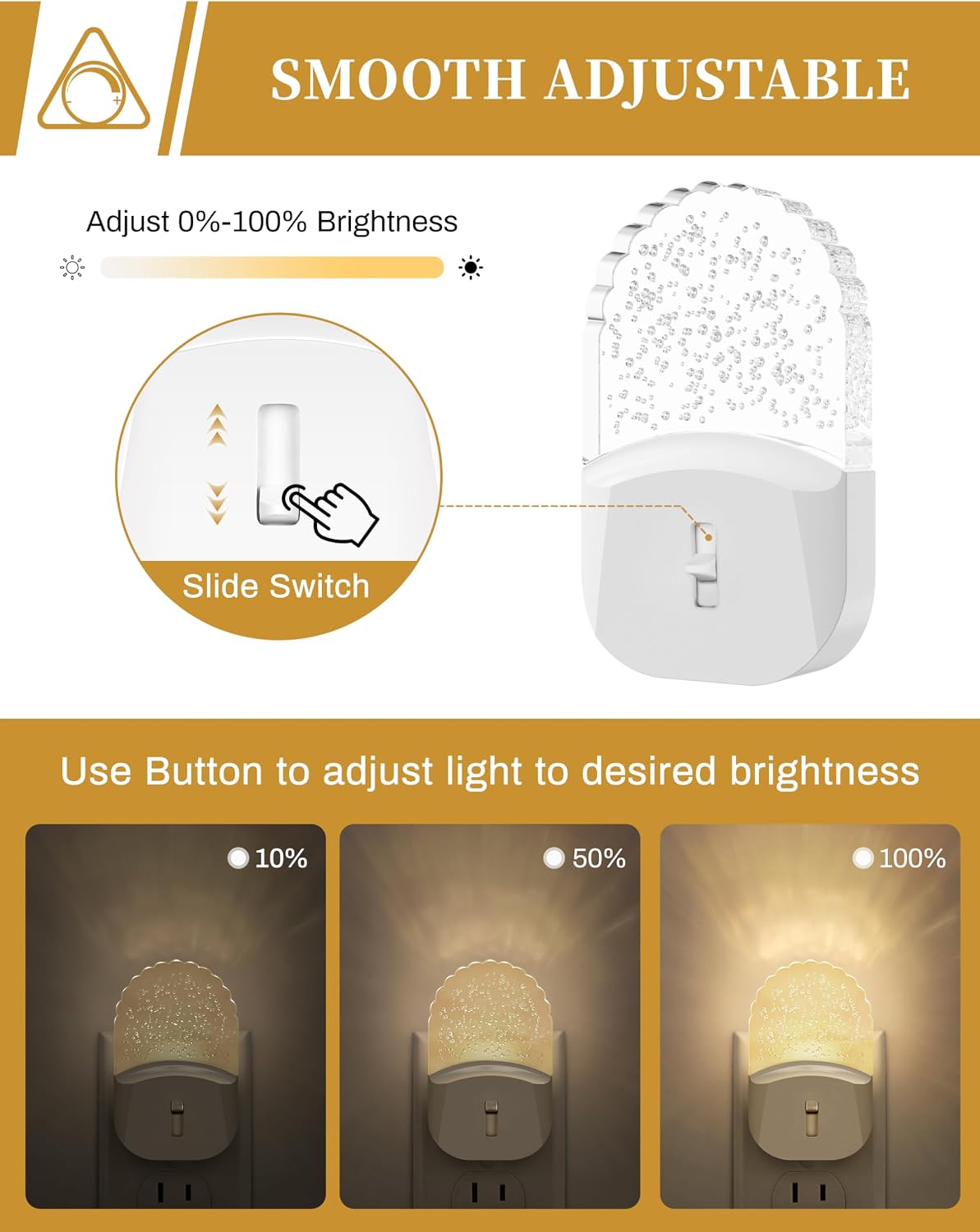 Detalle 2 de DORESshop Plug-In LED Night Light 2-Pack