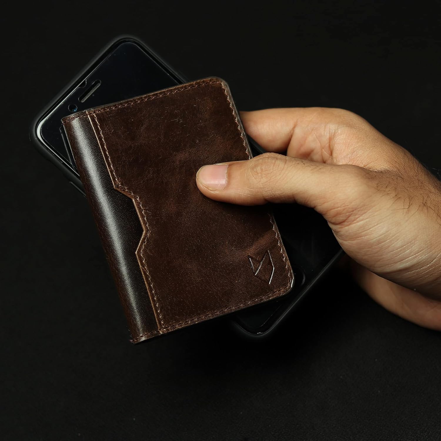 Thumbnail 6 de FOXHACKLE Leather Credit Card Wallet 4x3 in 📇