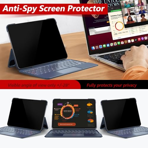 Detalle 2 de Bersem verre trempé anti-espion pour iPad Air 13 pouces ⚙