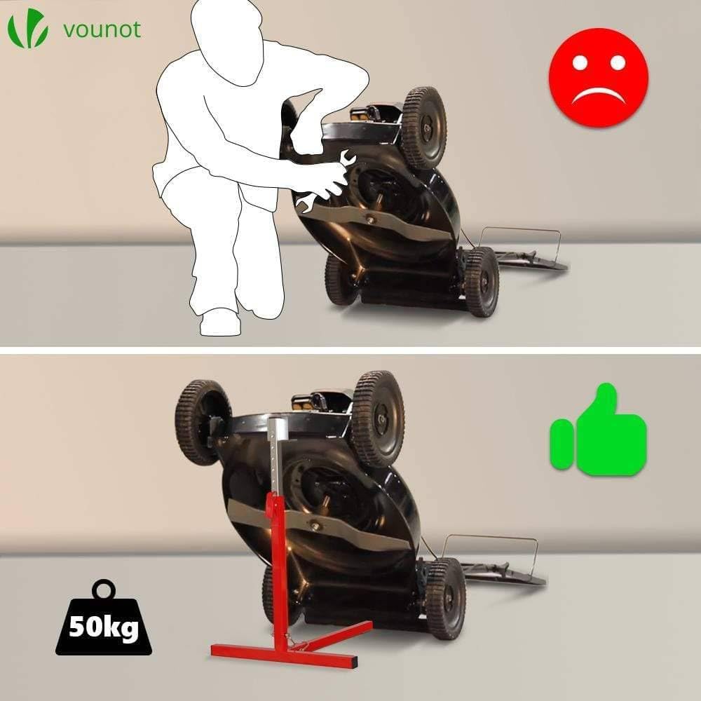 Thumbnail 2 de VOUNOT Lève Tondeuse – Hauteur réglable 43–61 cm, charge 50 kg, soutien frontal en métal