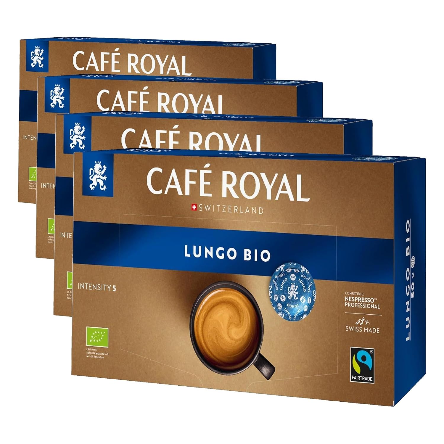 Detalle de Café Royal Professional Pads Bio Espresso Forte – 50 Pads, Nespresso® Professional kompatibel