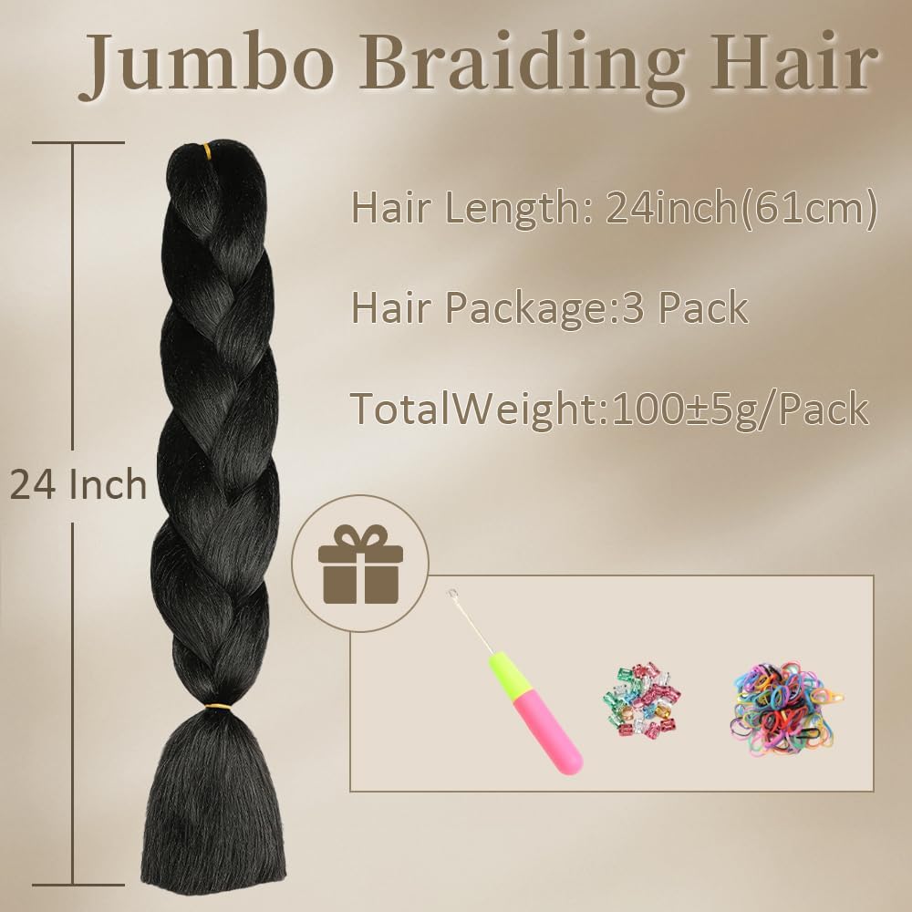 Detalle de ShowJarlly Treccia Jumbo 24 pollici